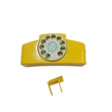 Little Tikes Party Kitchen Replacement Yellow Rotary Phone Dial Vintage Toy Part