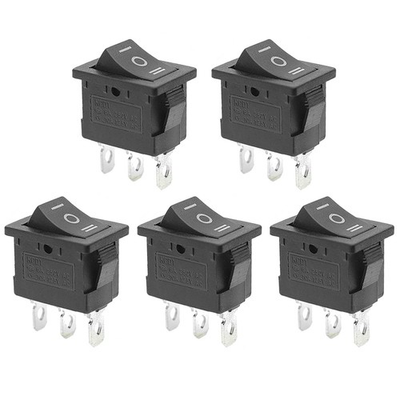 #ad QTEATAK 5Pcs On Off On Boat Toggle Rocker Switch 3 Pin 3 Position Snap 12V 11... $12.64