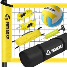 Volleyballnetz Garten Outdoor Mobiles Set Mit...