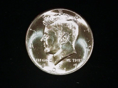 2017-D Kennedy Half Dollar AU++ (1). Free Shipping!
