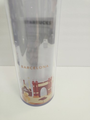 STARBUCKS  TUMBLER YOU ARE HERE YAH — BARCELONA Double Wall NEW - Picture 3 of 7