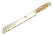 Güde Alpha Olive Brotmesser Klinge 21 cm - Sägeschliff, geschmiedet, eisgehärtet