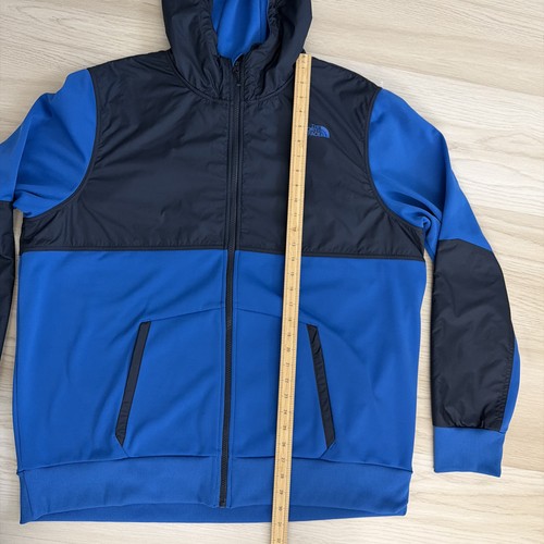 The North Face Hoodie Jacke Herren Big Tall 2XL Blau Fleece Kunststoff Outdoor Wandern - Bild 8 von 13