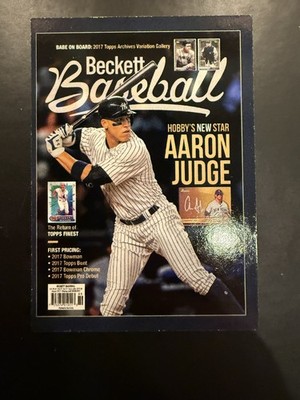 AARON JUDGE Gary Sanchez 2017 New York Yankees  #'d/5000 SP Beckett Covers RC