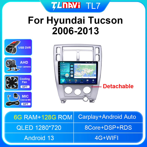 2000*1200 Android Auto Autoradio Player für Hyundai Tucson 2006-2013 GPS Carplay - Bild 45 von 48