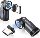 Magnetic USB Adapter Type C to C 2 Pack 9 PIN 180° 2 Pack, Black C C 