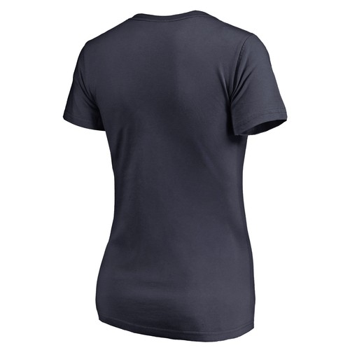 Women's Navy Orlando City SC Patriotic Wordmark V-Neck T-Shirt - Picture 3 of 3