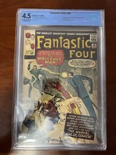 Fantastic Four #20 CBCS 4.5 1st App & Origin of Molecule Man (Owen Reece) 1963