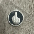1 Gram .999 Fine Silver Novelty Art Round | Hand Gesture | Private Mint