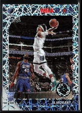 2019 HOOPS PREMIUM STOCK JA MORANT ROOKIE SILVER LASER PRIZM #259 RC