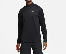 Nike Ready Men's Dri-FIT 1/4-Zip Fitness Running Gym Top DV9811-328 Black