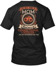 Proud Correctional Officers Mom The Best Kind Of T-Shirt Made in USA S to 5XL