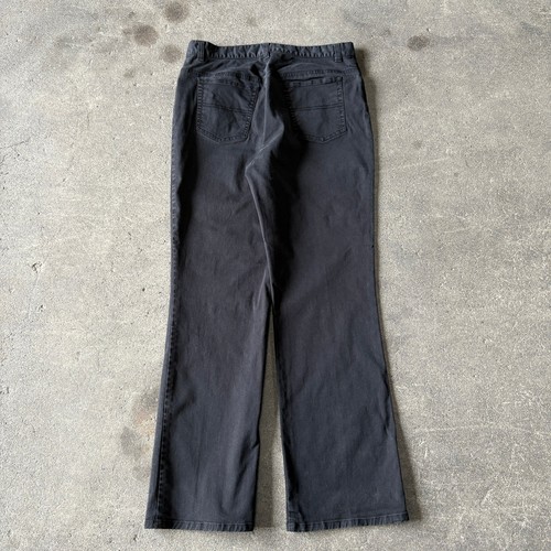 Vintage Ralph Lauren Loose Bootcut Pants Size 10 Black LRL 90s Relaxed 31x30 - Picture 4 of 8