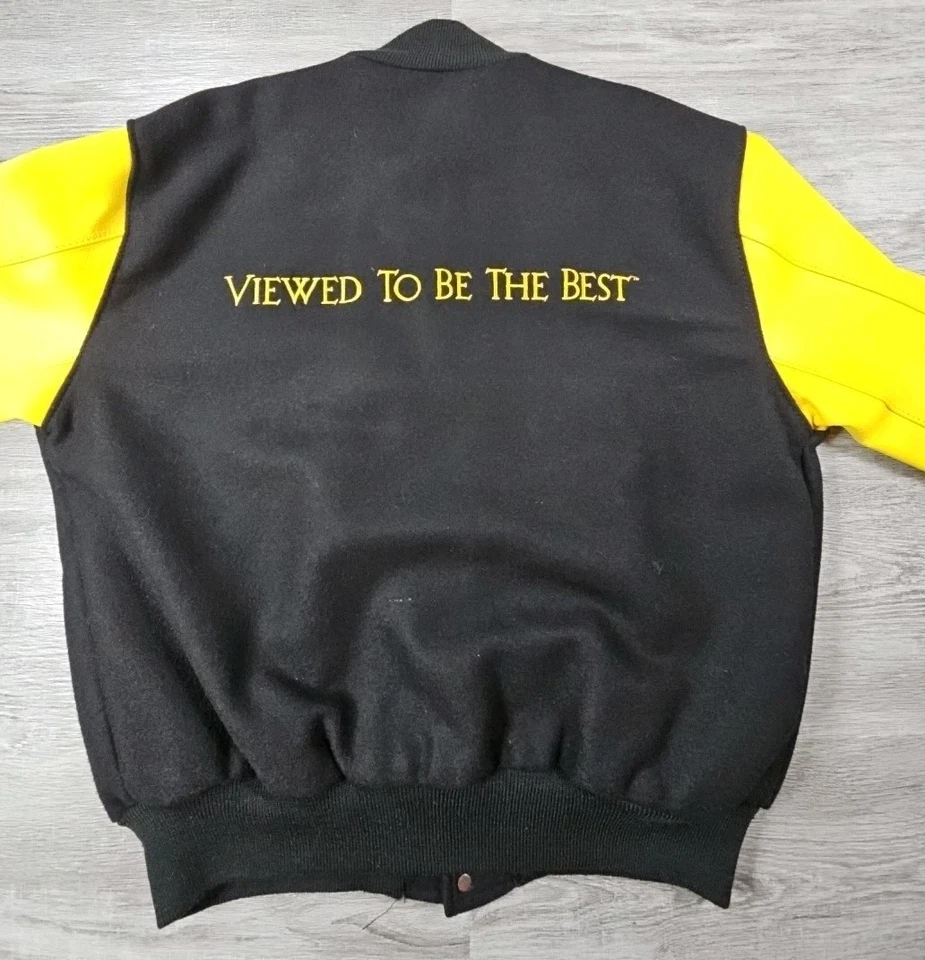 Vintage 90s DeLong Wool Blend Letterman Varsity Jacket Mens Size XLarge USA Made - Image 2 of 4