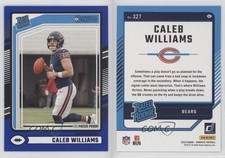 2024 Panini Donruss Rated Rookie Blue Press Proof Caleb Williams #327 Rookie RC