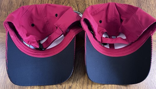 2 Cappelli McDonald's Logo Rosso e Nero 50+ Cappellini Protezione UV Asciugatura Rapida Nuovi - Foto 2 di 5