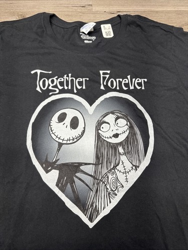 Nightmare Before Christmas Disney Woman Size XXL Tim Burton Together Forever - Picture 2 of 6