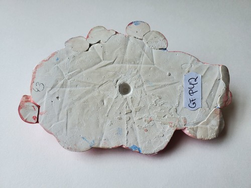 Skulptur Stuck Gips Acryl Abstrakt Amorph Gudrun Freder Nachlass - Bild 8 von 12