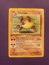 Pokemon Cards: Jungle 1st Edition Uncommon: Primeape 43/64