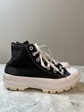 Converse Chuck Taylor All Star Lugged Platform Black Sneakers Women’s Size 7.5