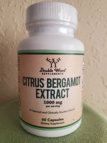 Double Wood Citrus Bergamot Extract 1000mg 60 Capsules Exp. 12/2026 SEALED