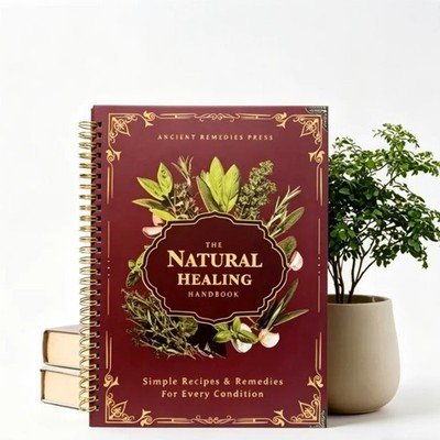 The Natural Healing Handbook Spiral-Bound Guide For Herbal Remedies And Natural