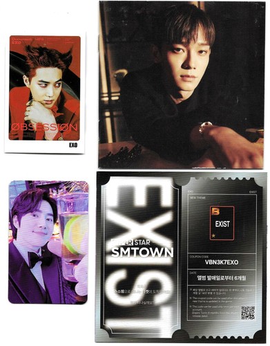 Exist - EXO - The 7th Album - CD + Poster + 2 Cards + Lyric Book - Picture 3 of 3