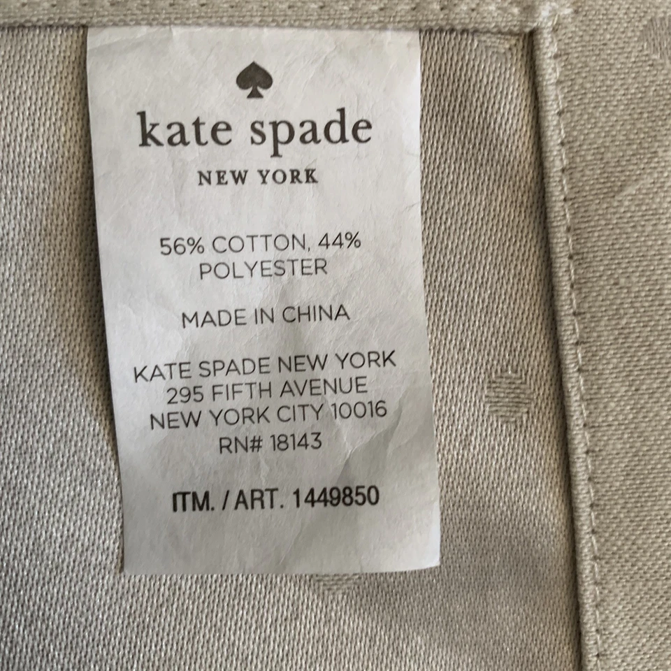 Guardanapos de bolinhas Kate Spade New York Charlotte Street mistura de algodão conjunto de 8 - Imagem 3 de 4