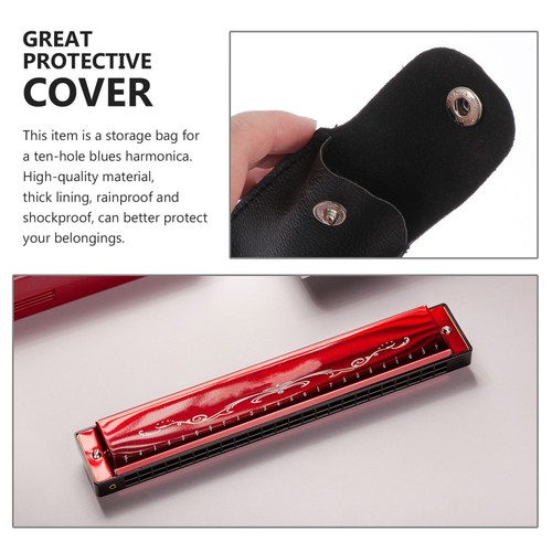 Estuche de armónica para niños de 2 piezas para armónicas - Imagen 4 de 12