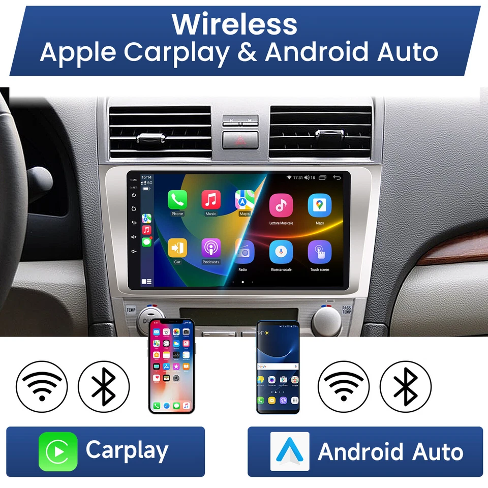 64G For 2007-2011 TOYOTA CAMRY JBL Android 12 Carplay Car Stereo Radio GPS WIFI Foto 4 de 4