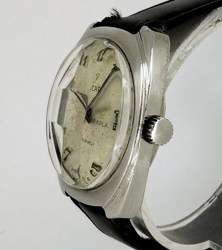 ENICAR FAPLA Military Angola Forces faceted crystal Automatic - Picture 4 of 12