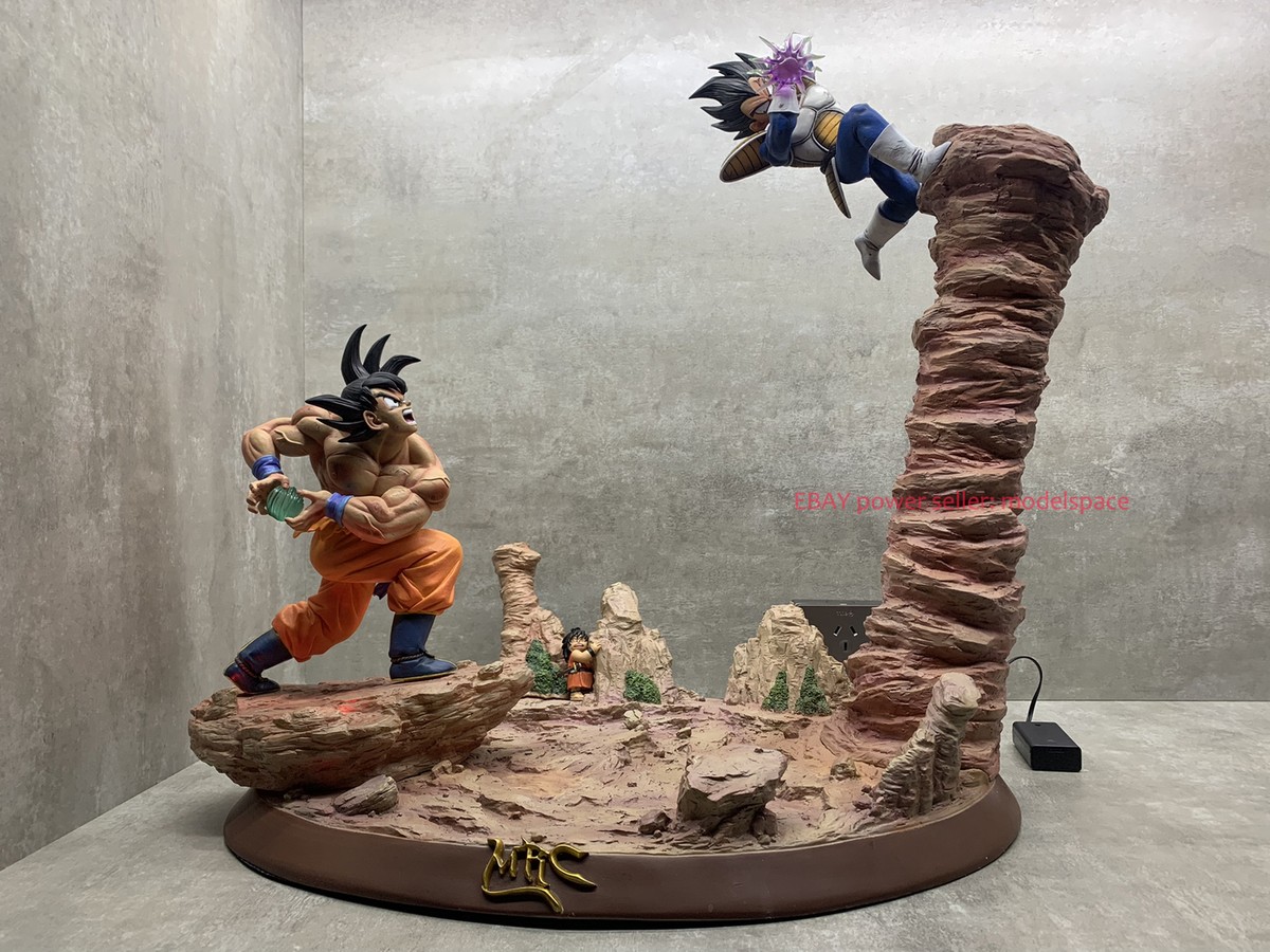 MRC Studio Dragon Ball Son Goku VS Vegeta Resin Model Painted