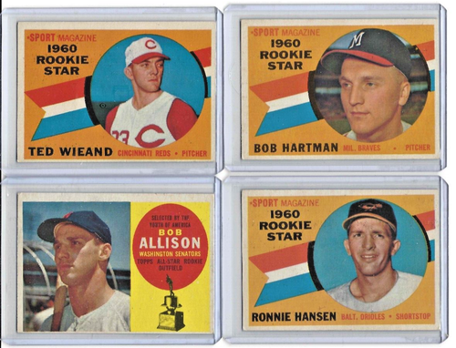 1960 Topps 23 Card Rookie Lot Includes: Frank Howard, Bob Allison, Ron Hansen - Picture 10 of 11