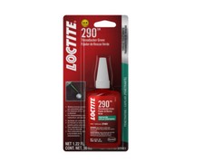 Loctite 290 Threadlocker, Green High Strength, 36 ml Bottle, 492144