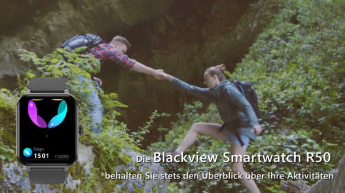 Blackview Smartwatch Damen Herren mit Bluetooth Anrufe Fitnessuhr für Android - Video 1 von 1