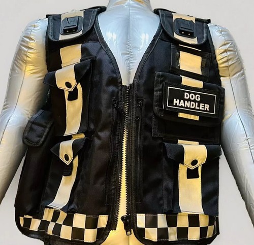 NEW Hi Viz Tactical Security Dog Handler Rescue Vest CCTV Reflective TOP QUALITY - Picture 5 of 21