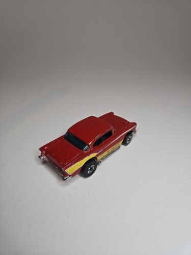 Vintage 1976 Hot Wheels 57 Chevy Red Mattel Diecast Hong Kong VTG - Bild 3 von 11