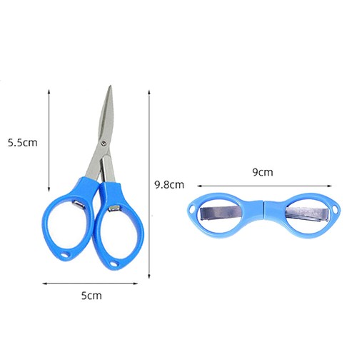 5PCS Portable Small Folding Travel & Pocket Scissors Foldable Sewing - Picture 5 of 12