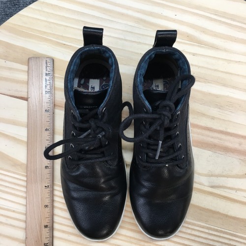 Ben Sherman Botas Jóvenes Niños 3 Chukka Botín Zapatilla Negro Con Cordones Comodidad - Imagen 9 de 18