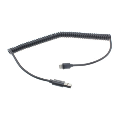 For Iphone Se Usb Cable Coiled Charger Cord Power Sync Ebay