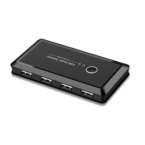 2 In 4 Out USB 3.0 Switch Computers Sharing Hub With 1.5m USB 3.0 Data Cable - Photo 3/9
