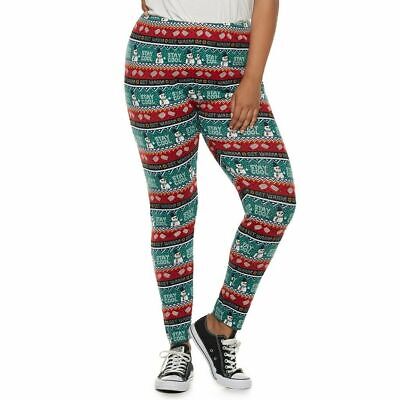 Ganar control barril sílaba Juniors So Plus Size Hatchi Holiday Leggings Green Red Snowman Plus Size 1X NEW! | eBay Ganar control barril sílaba Juniors So Plus Size Hatchi Holiday Leggings Green Red Snowman Plus Size 1X NEW! | eBay