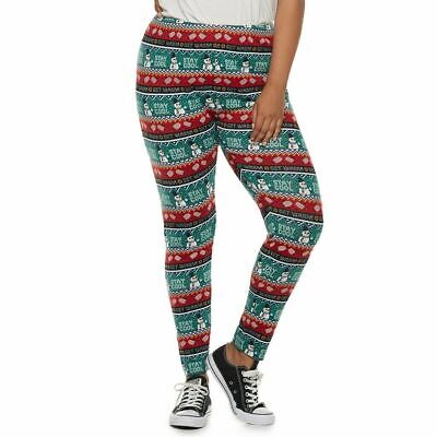 Juniors So Plus Size Hatchi Holiday Leggings Plus Size 1X NEW! | eBay