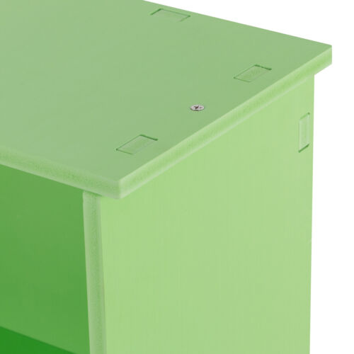 2-Tiers Kids Room Bookshelf Open Bookcase Toy Storage Shelf w/ Organizer Cabinet - Picture 7 of 18