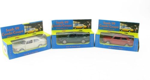 3x NACORAL 123 - Saab 99 Combi Coupe 1:43 in OVP Box Modellauto Spain Inter Cars - Picture 2 of 19