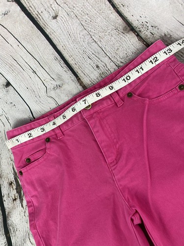 Vineyard Vines Girls Size 12 Pink Straight Leg Jeans Pants EUC - Picture 5 of 9