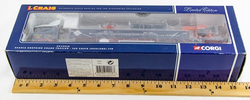 Corgi CC12218 Scania Dropside Crane Trailer Ian Craig 1:50 Diecast Model Truck - Picture 10 of 10