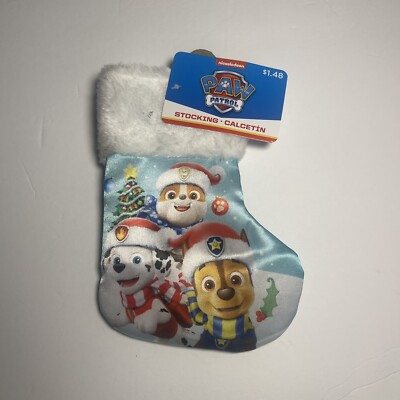 Nickelodeon Paw Patrol Mini Christmas Stocking RUZ 7  