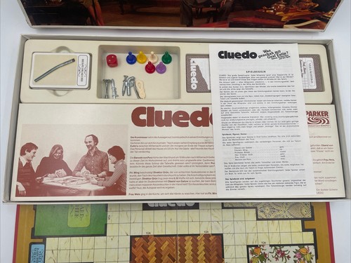 Cluedo Brettspiel Parker Was geschah mit Graf Eutin Spiel Geprüft 1982 80er - Bild 2 von 9