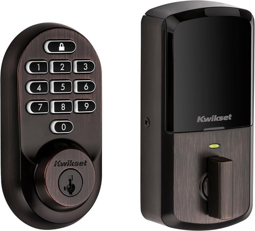 Kwikset Halo Wi-Fi Smart Electronic Keypad Deadbolt - Venetian Bronze Used Good